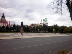 площадь Ленина в Астрахани