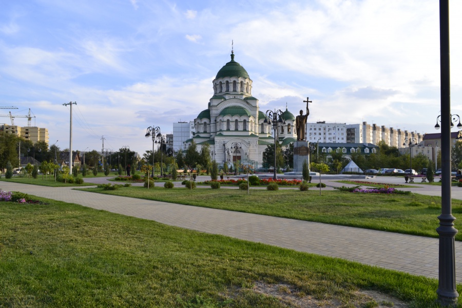 Набережная приволжского затона